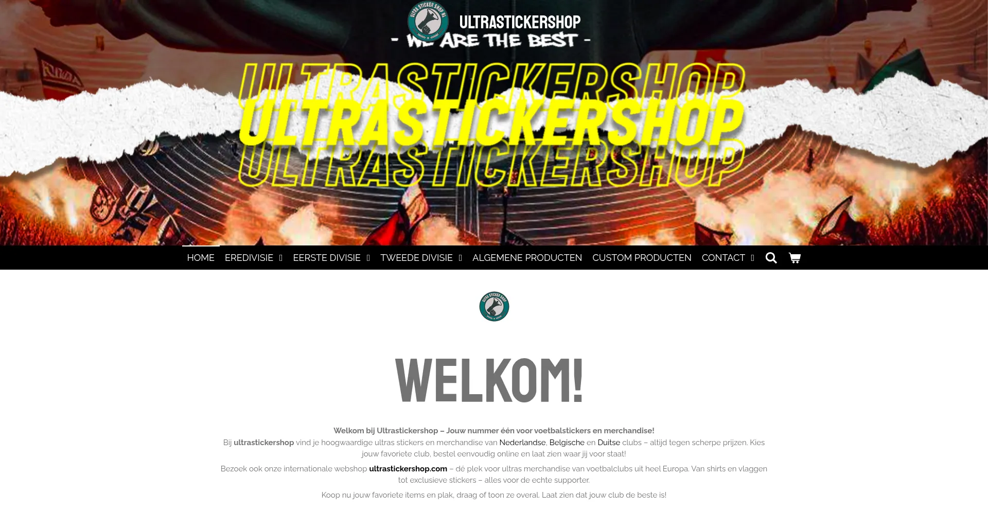 Ultrastickershop.nl Screenshot
