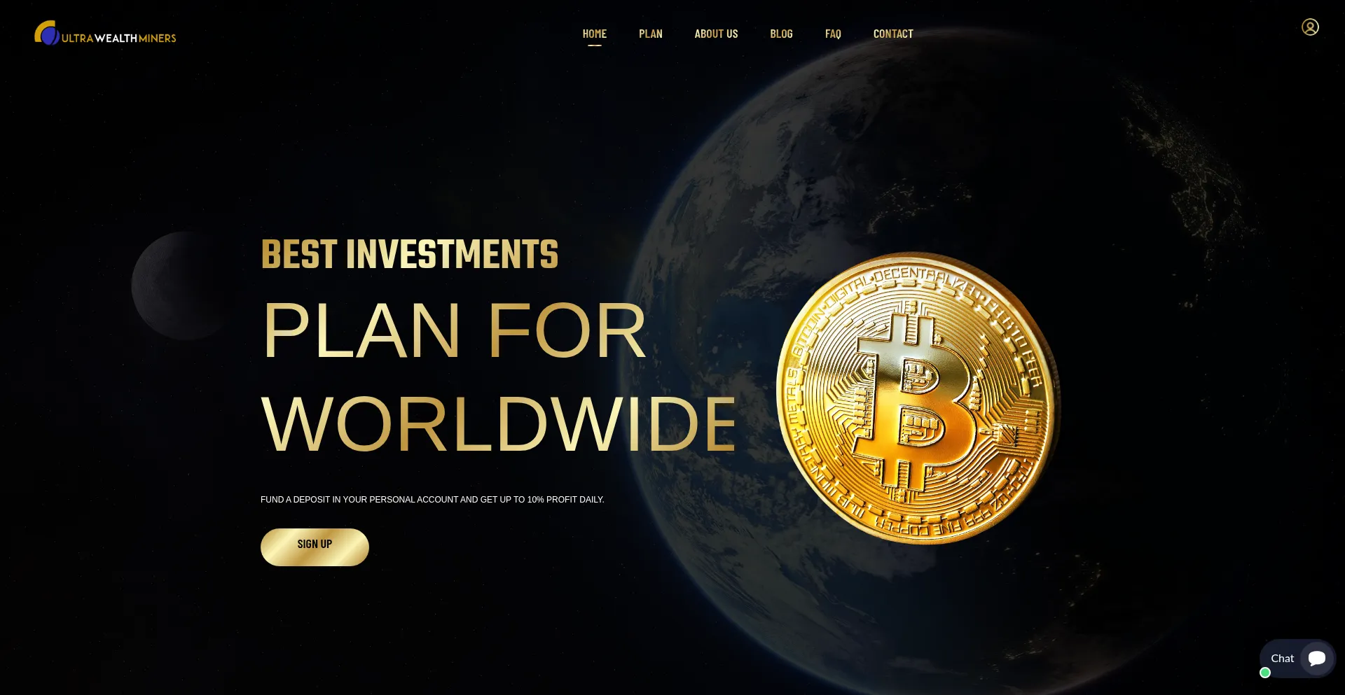 Ultrawealthminers.xyz Screenshot