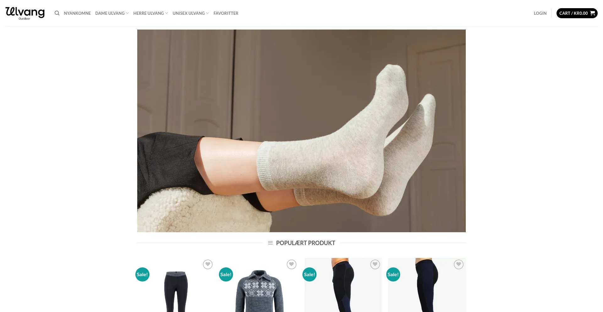 Website screenshot of Ulvangoutdoor.com