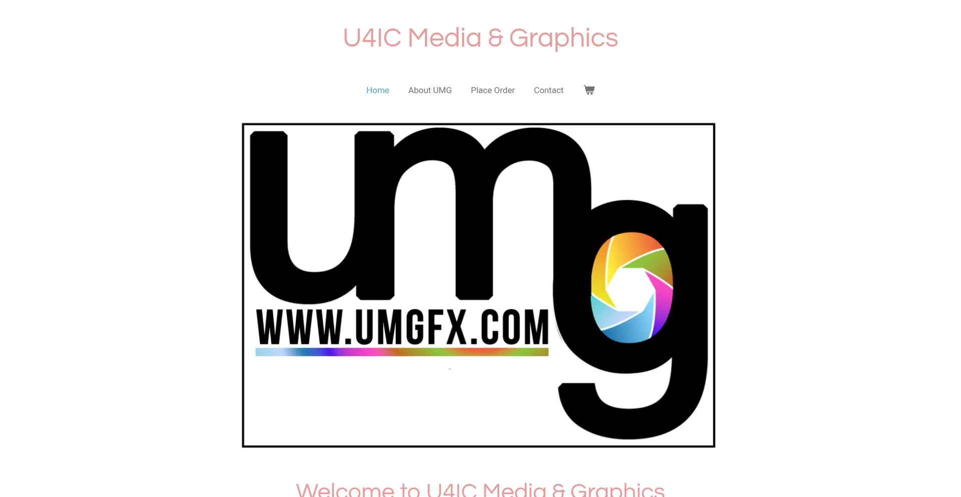 Website screenshot of Umgfx.com
