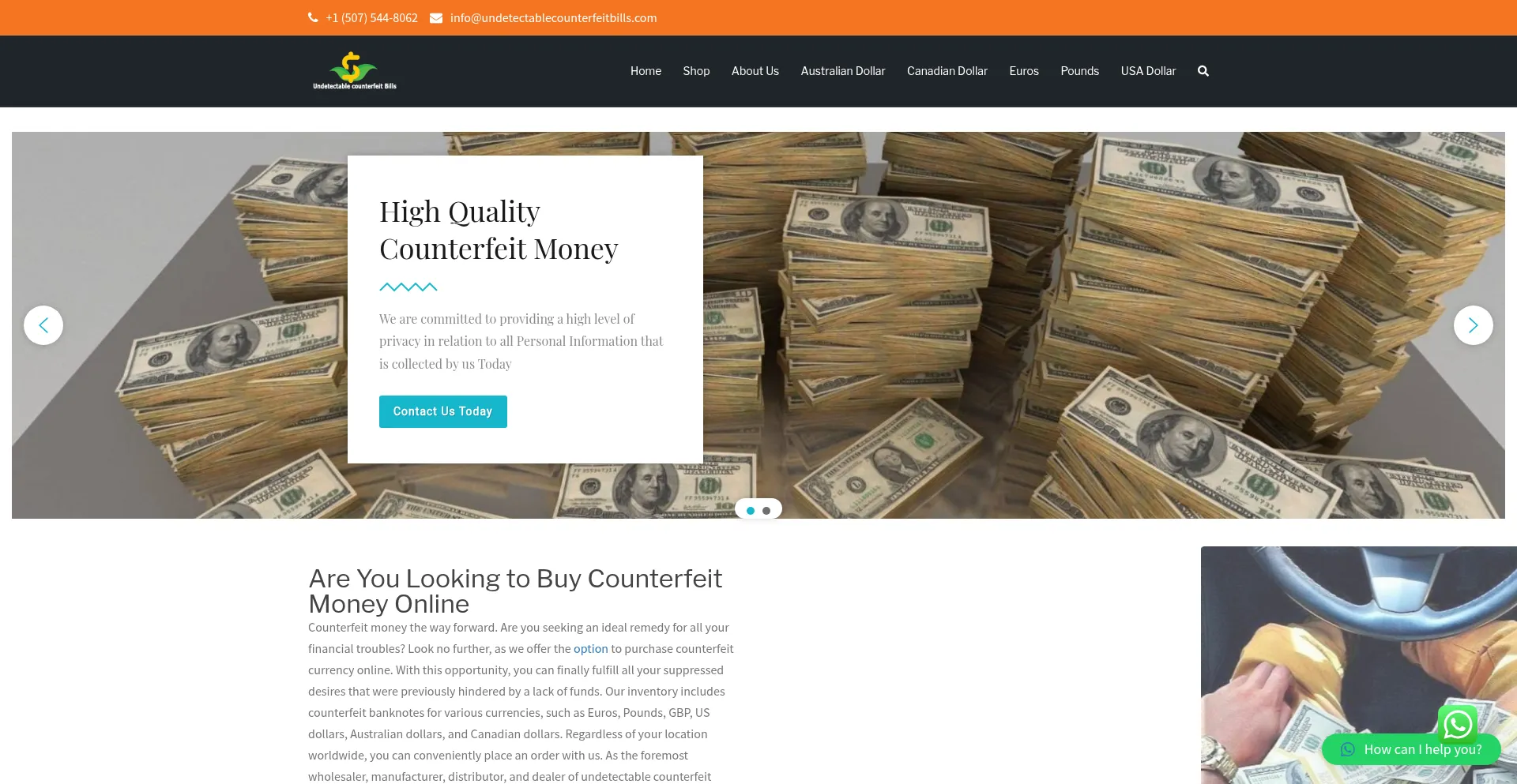 Is Undetectablecounterfeitbills.com Safe?