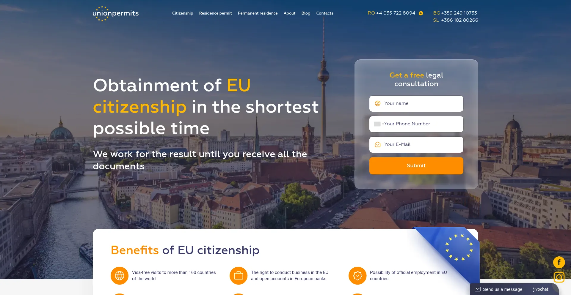 Unionpermits.com Screenshot