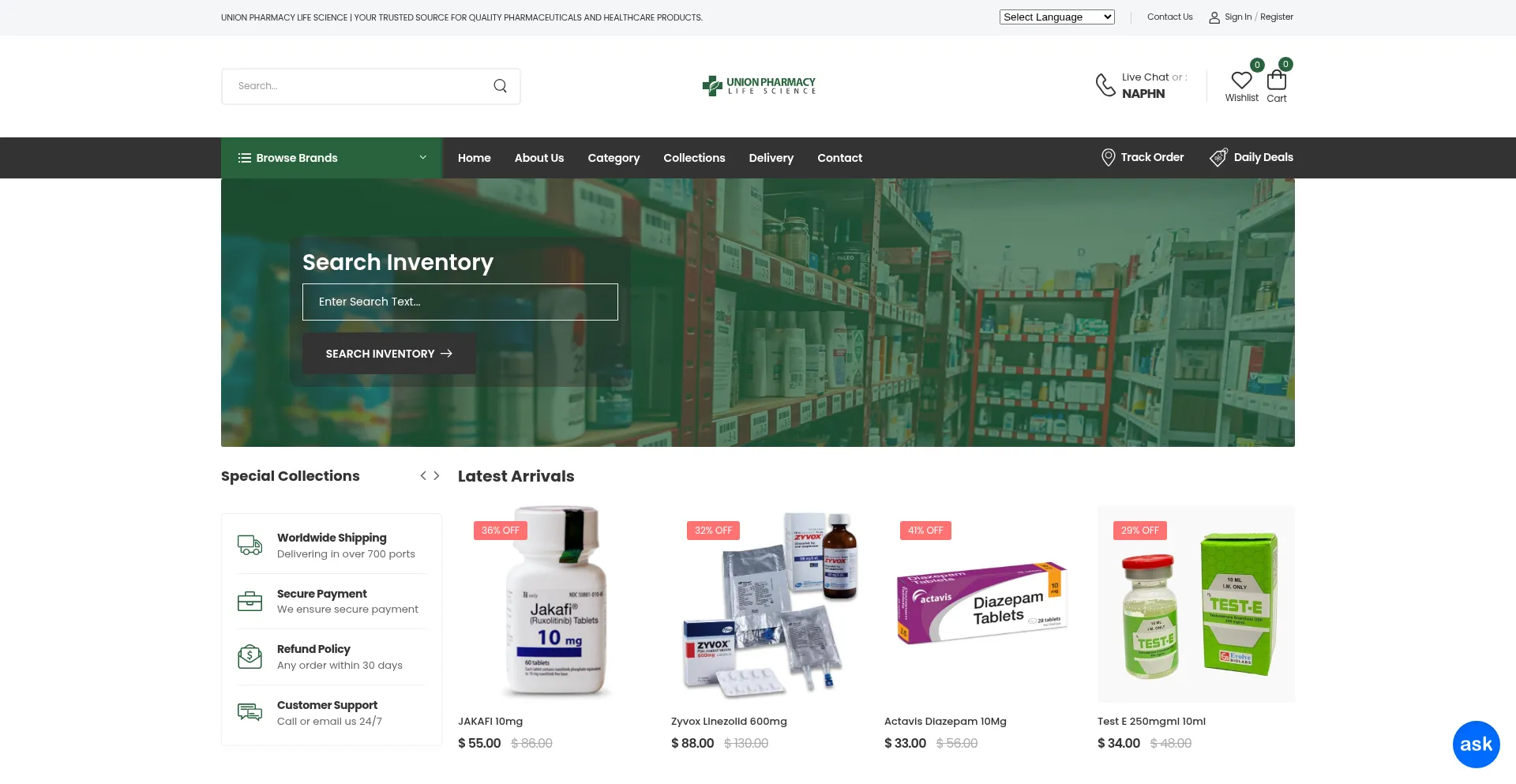 Unionpharmacylifescience.com