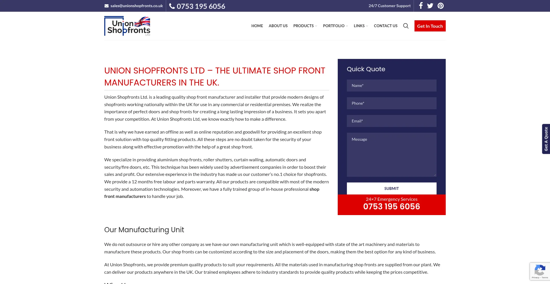 Unionshopfronts.co.uk