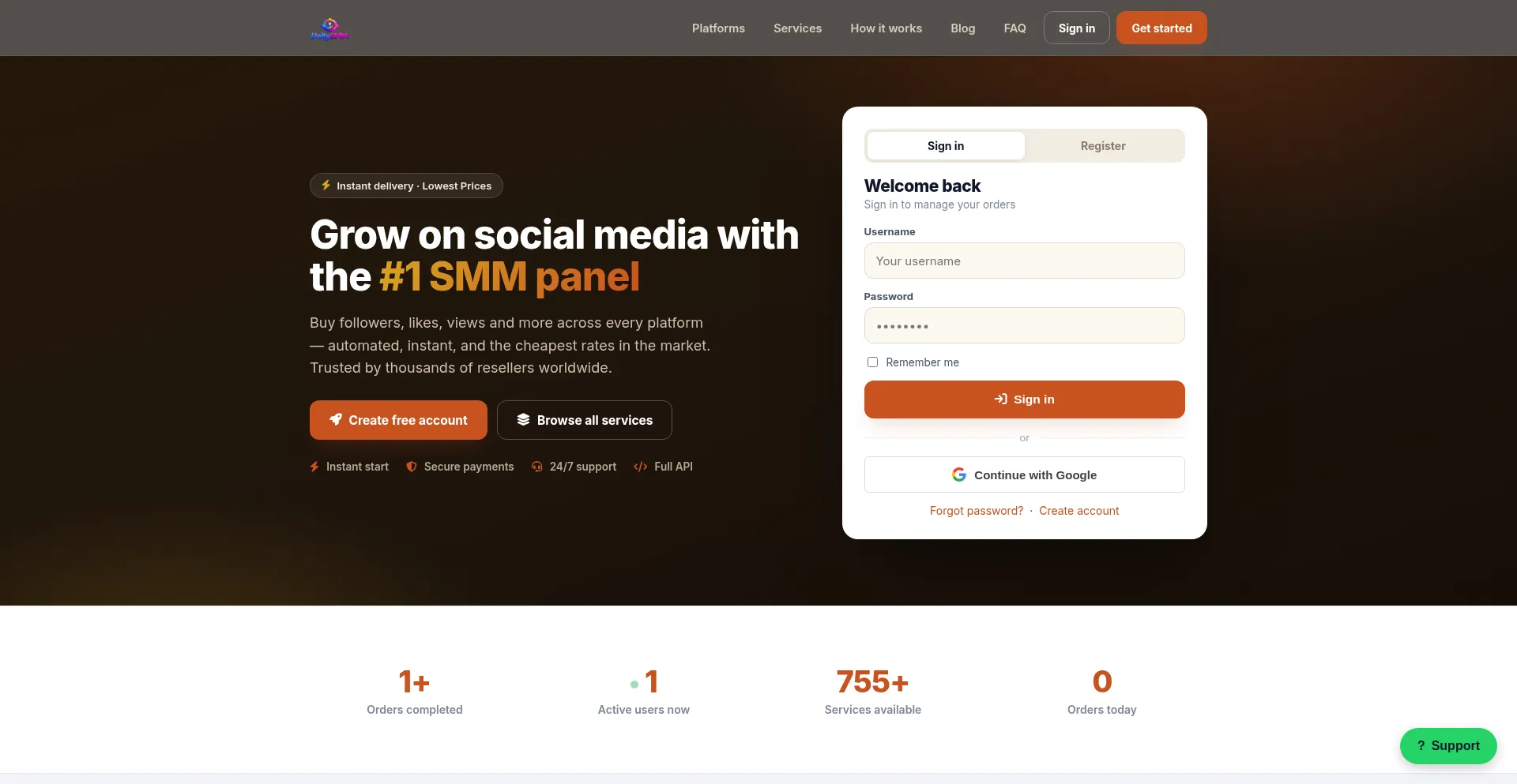 Unitysmm.in