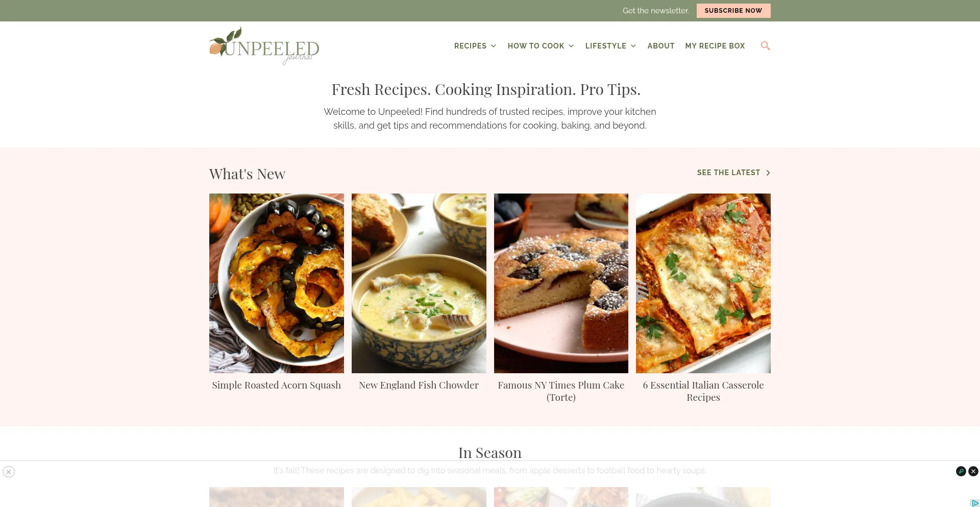 Unpeeledjournal.com Screenshot