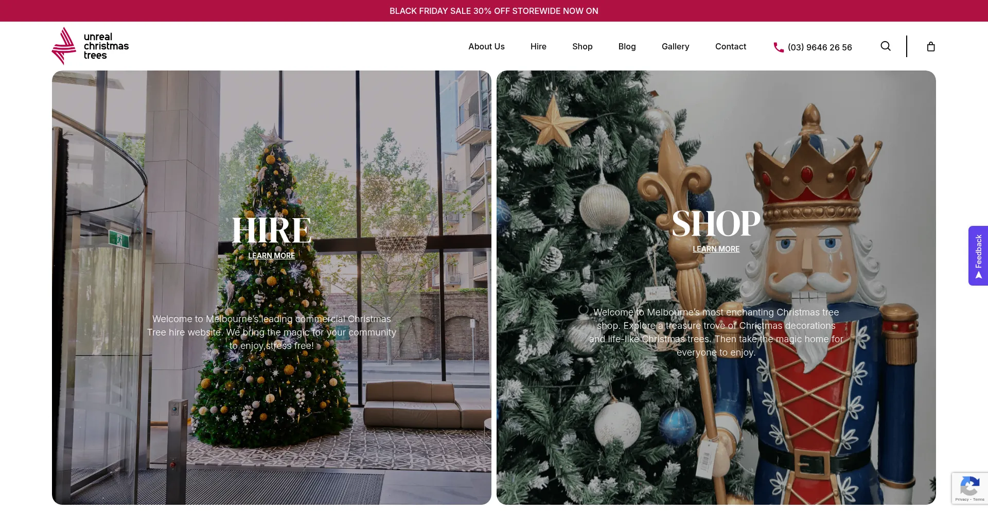 Unrealchristmastrees.com.au
