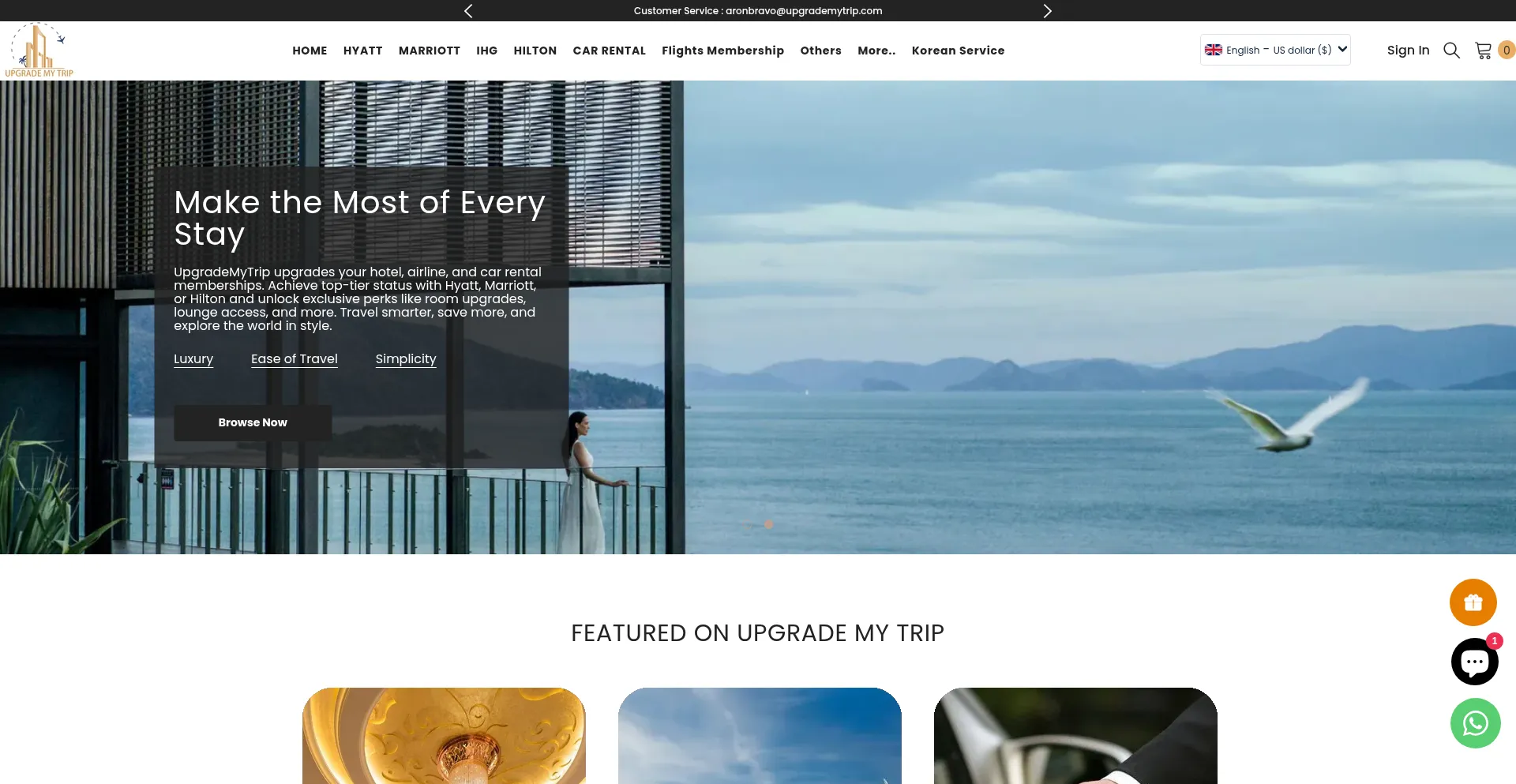 Upgrademytrip.com
