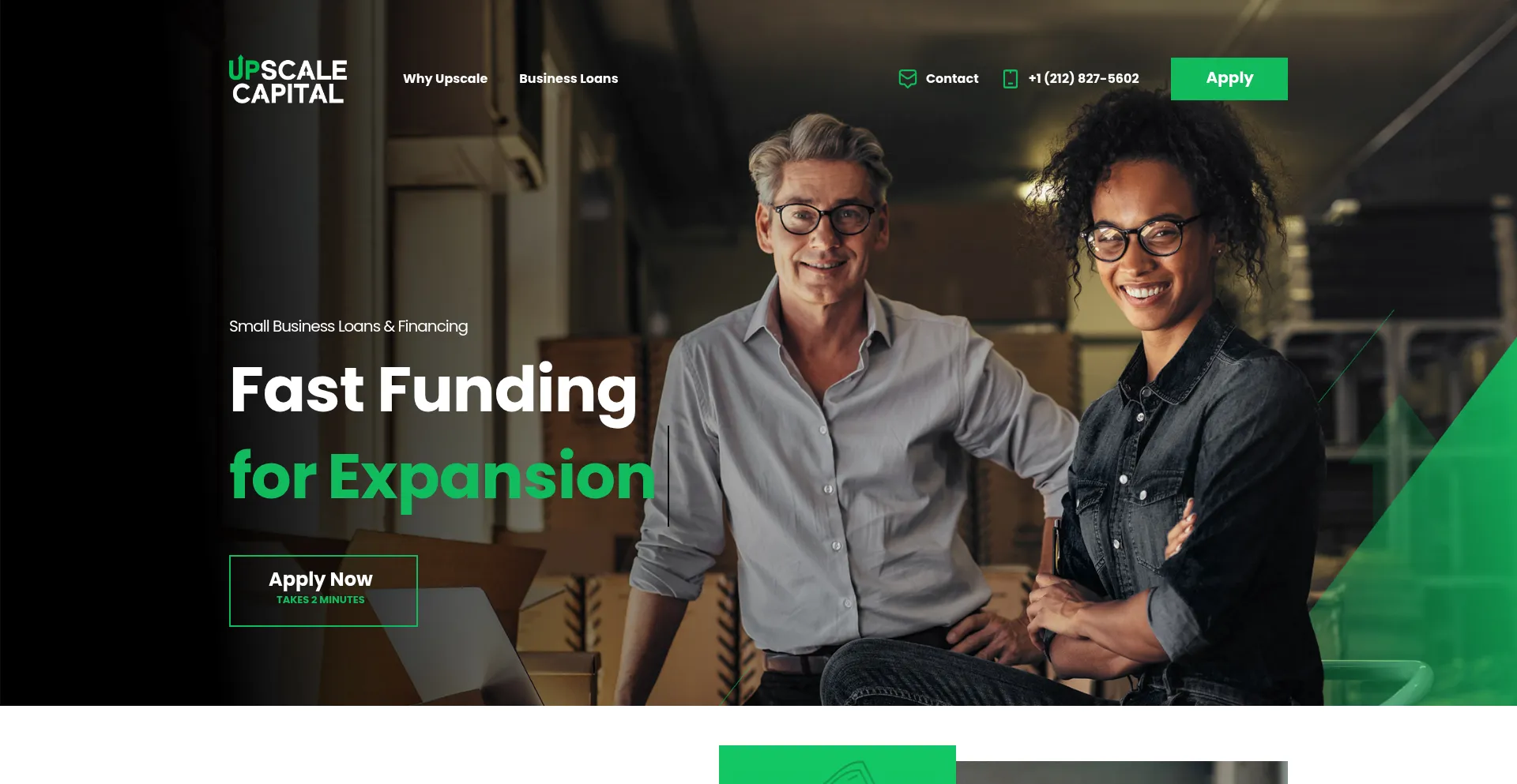 Upscalecapital.com Screenshot
