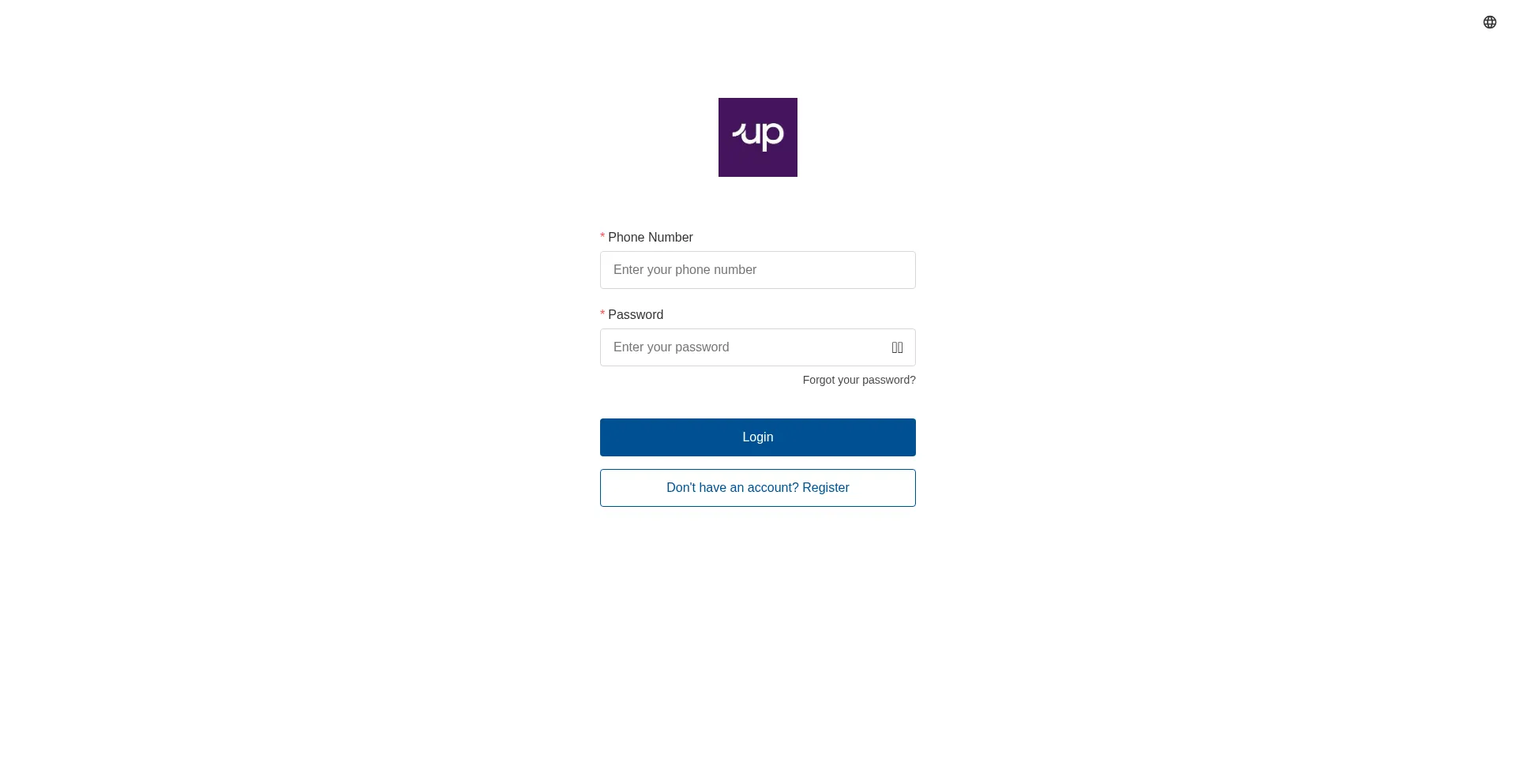 Website screenshot of Upstox.cn