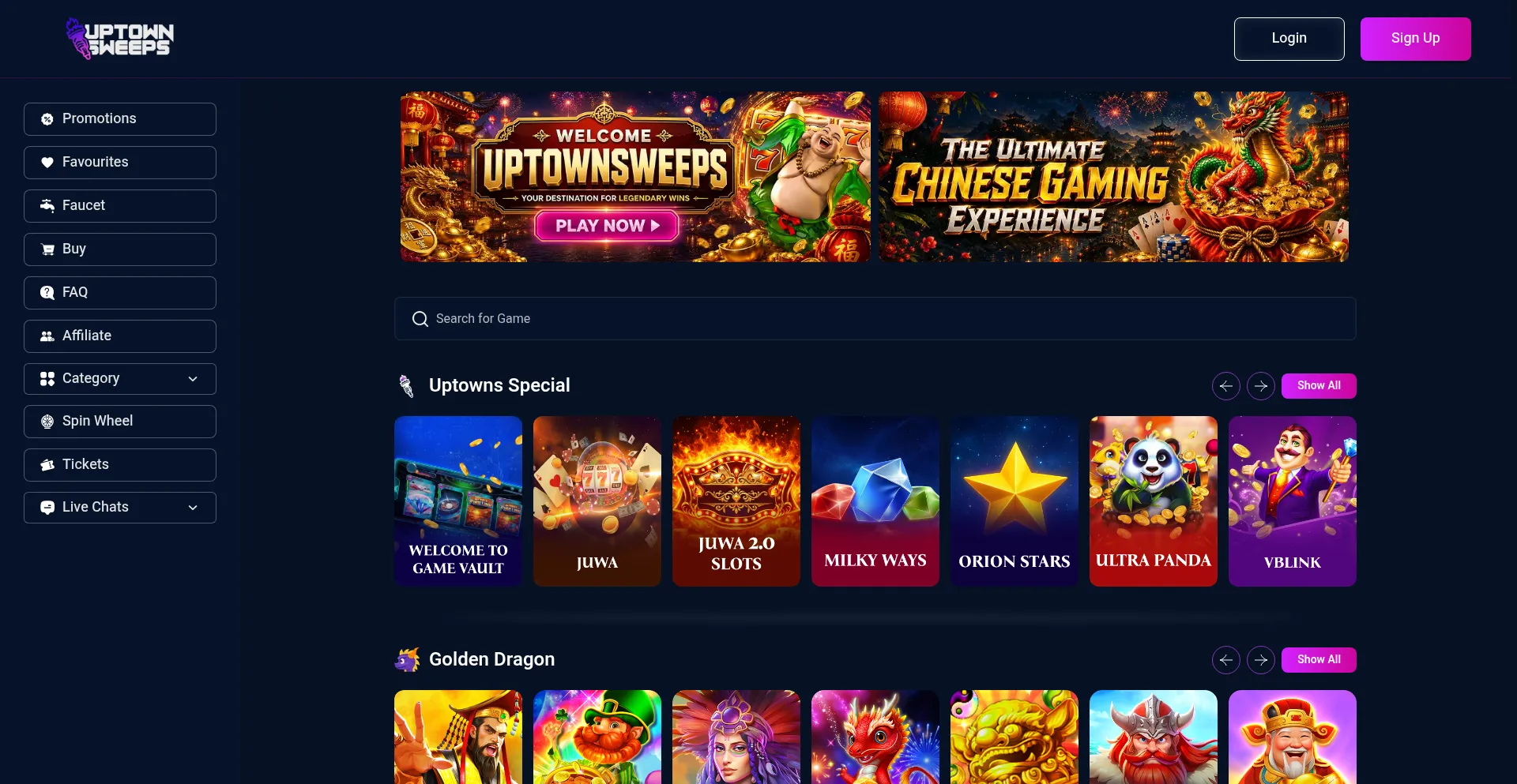 Uptownsweeps.com