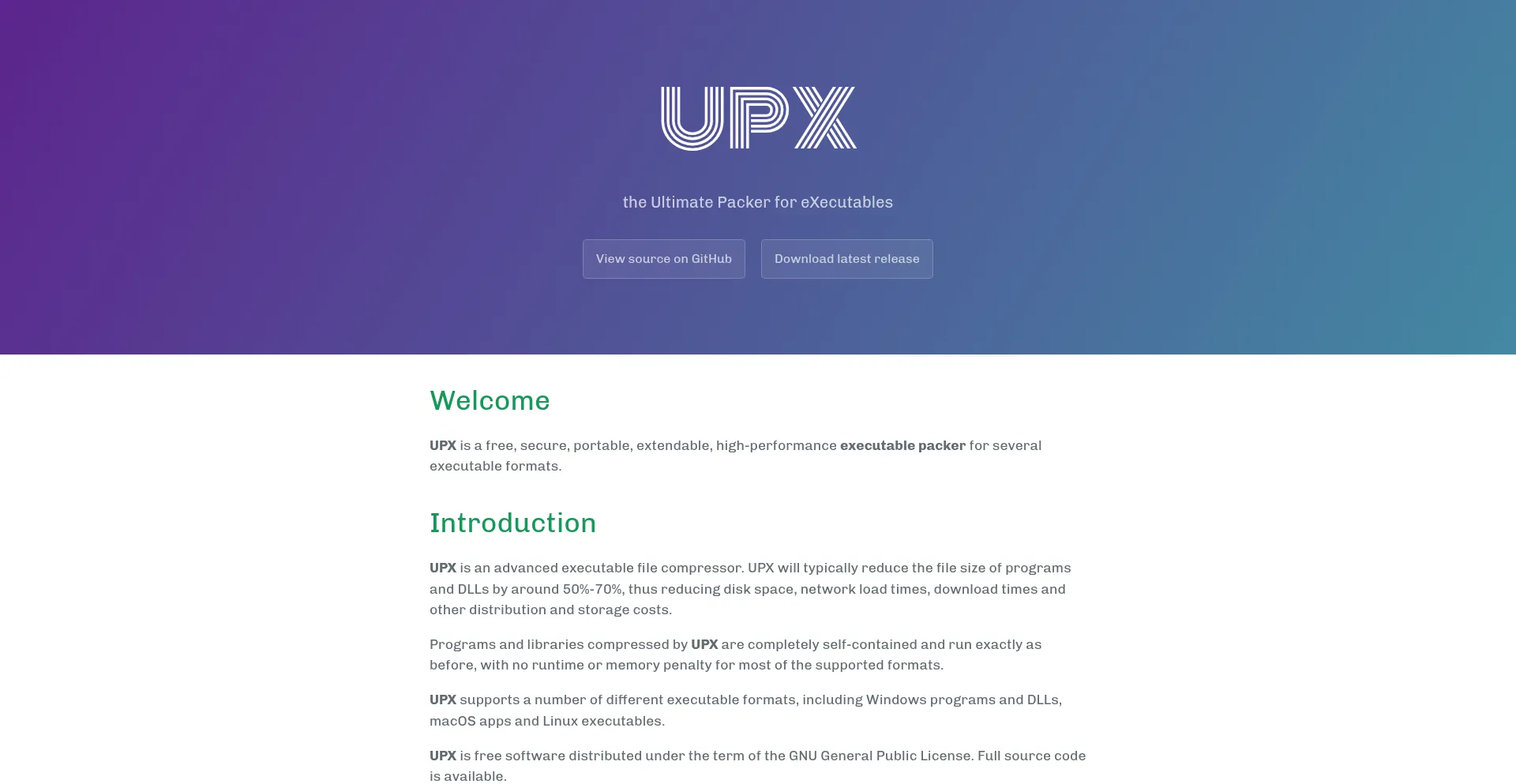 Upx.sf.net