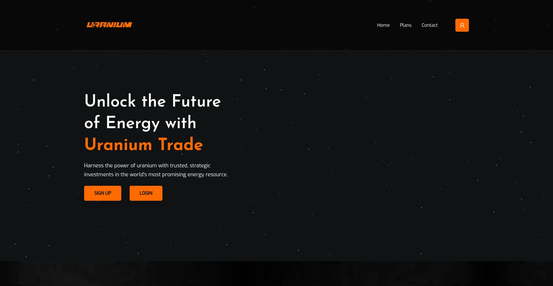 Website screenshot of Uraniumtrade.pro