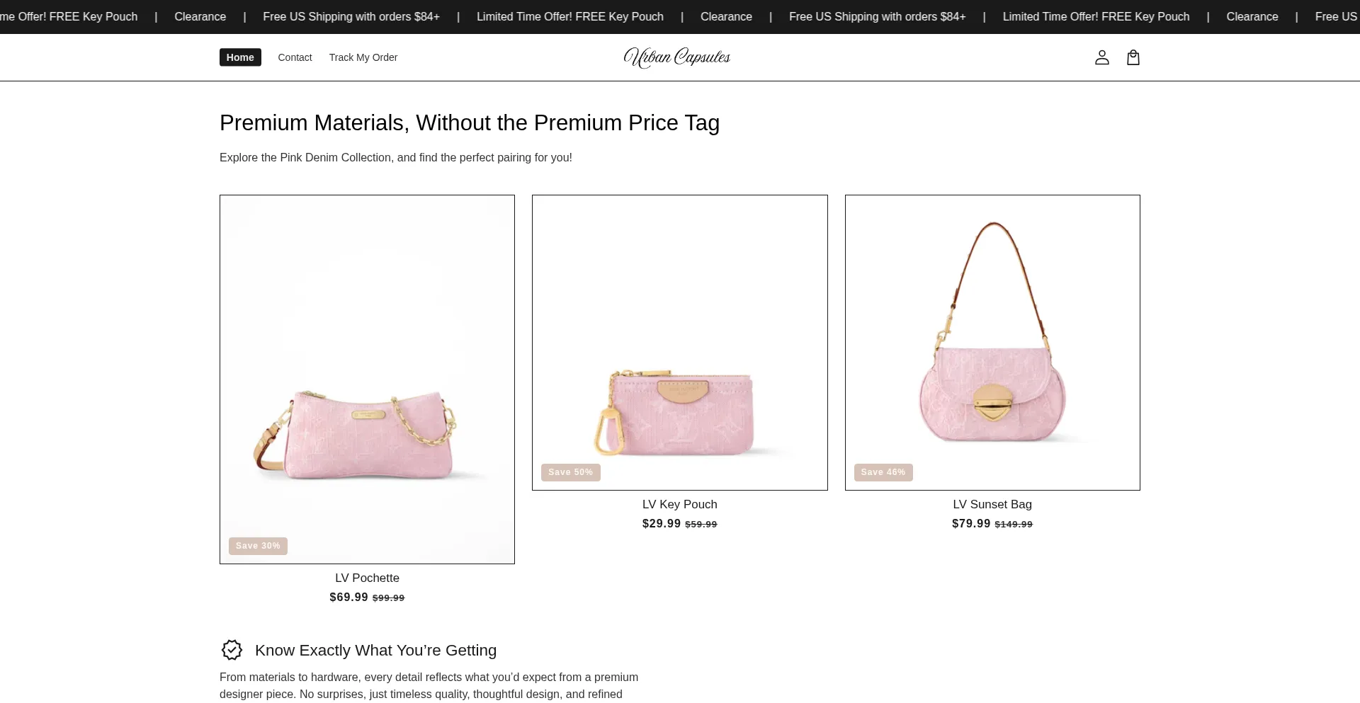 Urbancapsules.com Screenshot