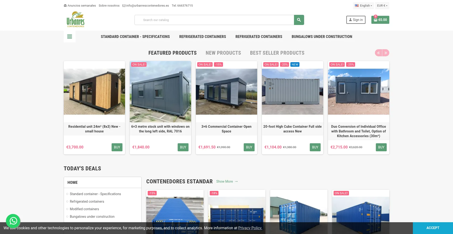 Urbanrescontenedores.es Screenshot