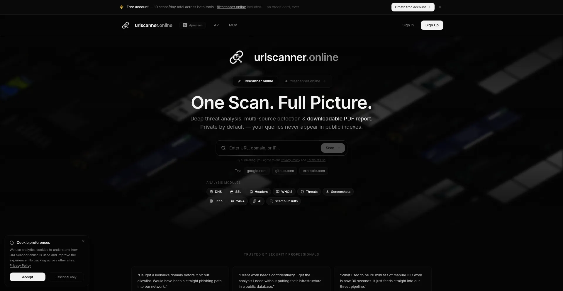 Urlscanner.online