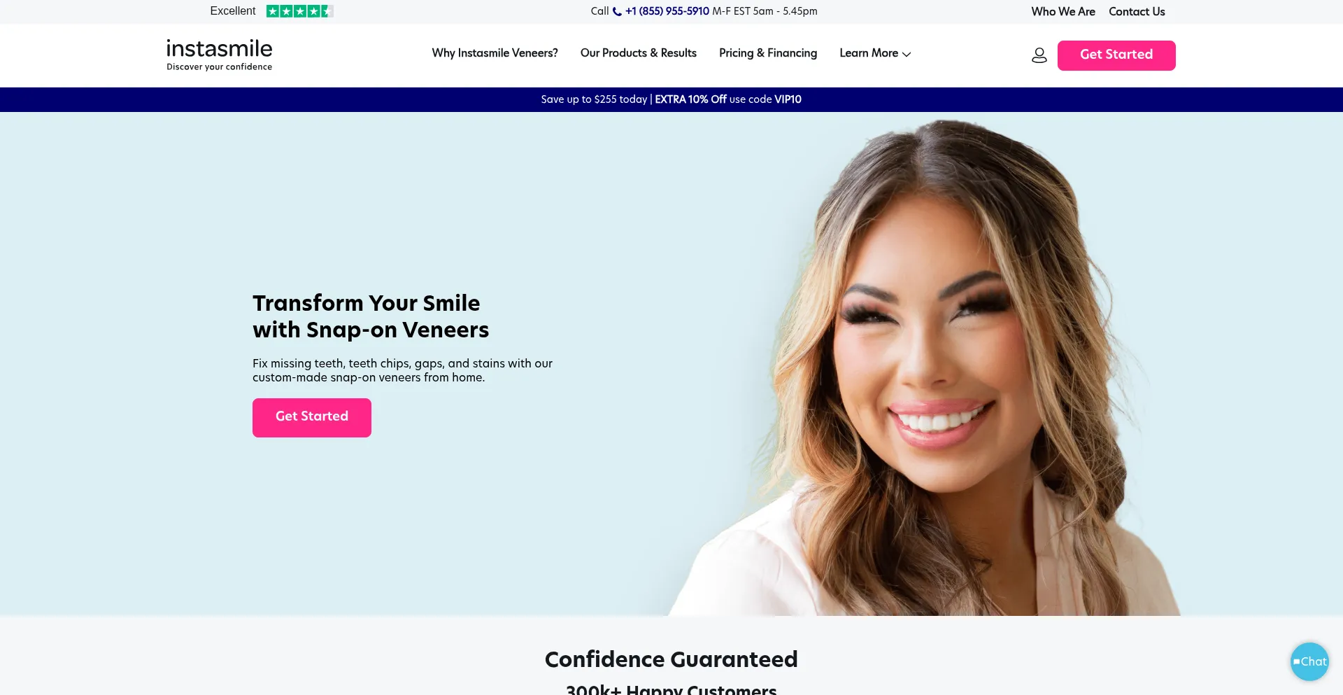 Us.instasmile.com Screenshot