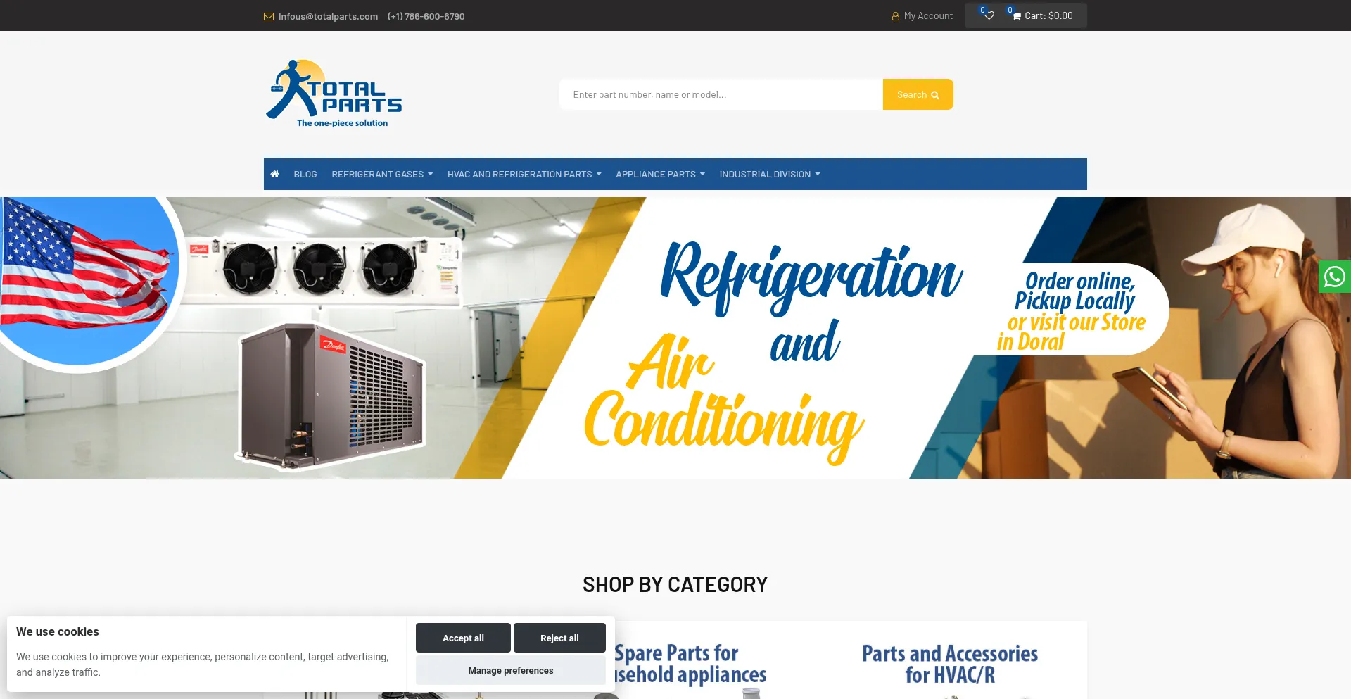 Us.totalparts.com Screenshot