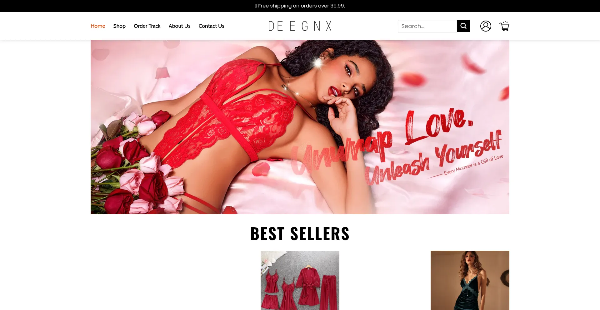 Website screenshot of Us-deegnx.shop