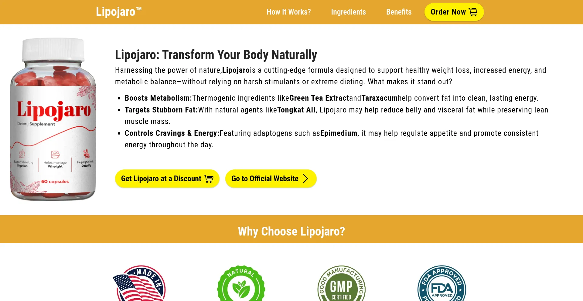 Website screenshot of Us-lipojaro.us