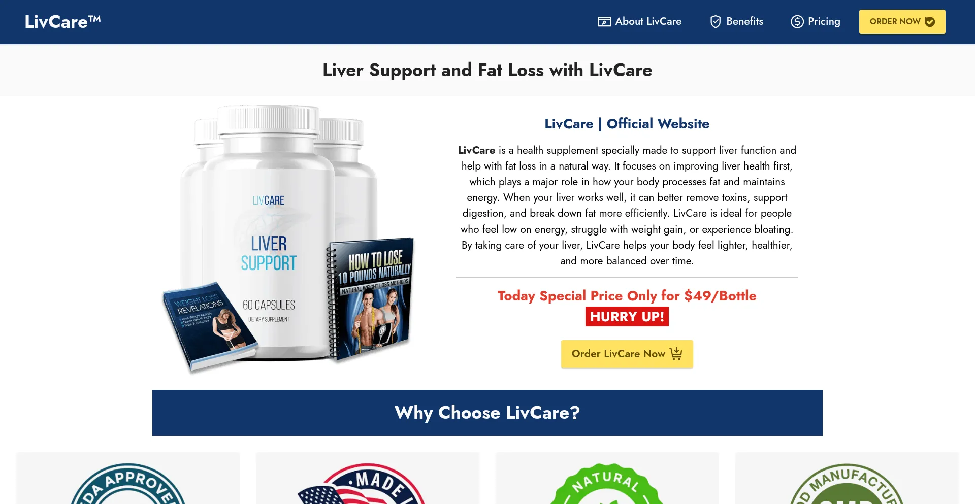 Us-livcarepro.us Screenshot