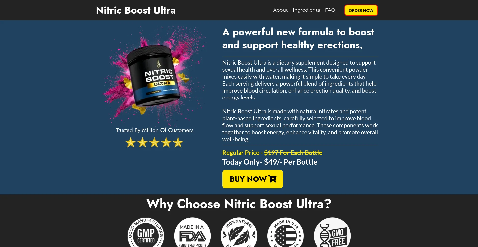 Website screenshot of Us-us-nitricboostultra.us
