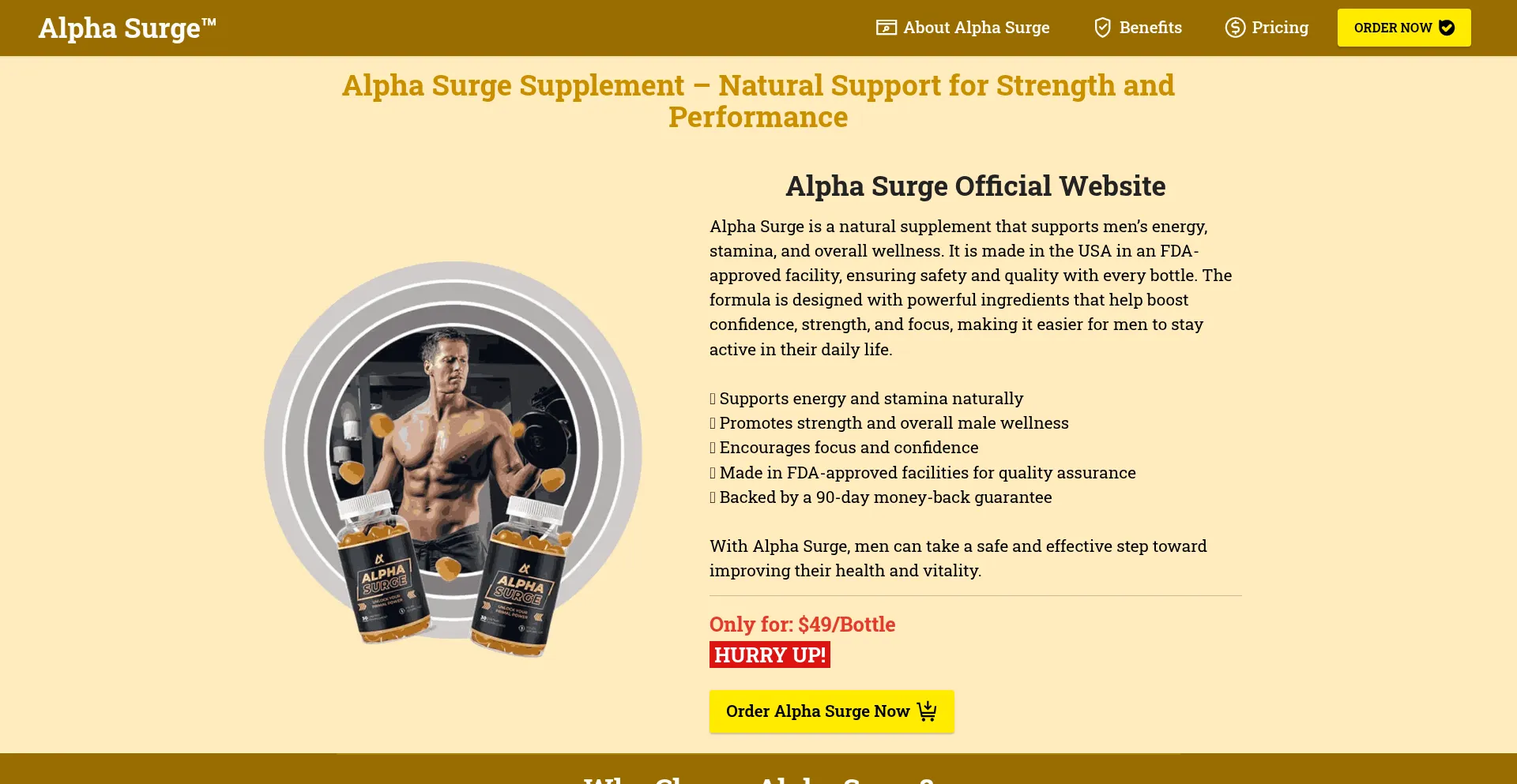 Is Usa-alphasurge.us Safe?
