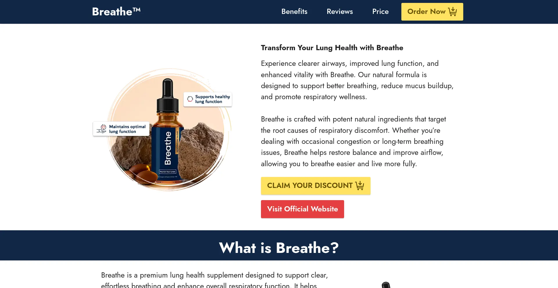 Usa-breathe.us Screenshot