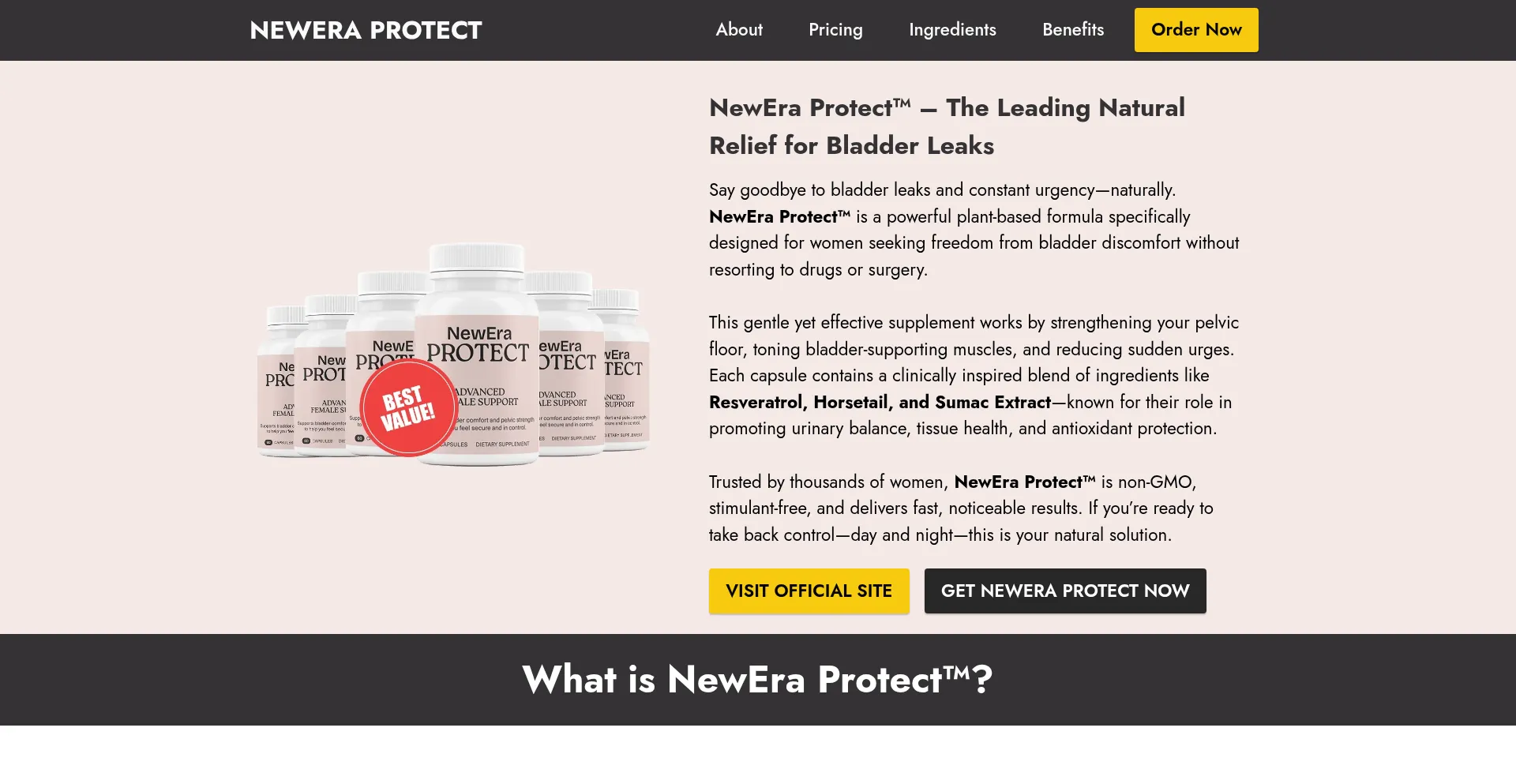 Website screenshot of Usa-neweraprotect.us