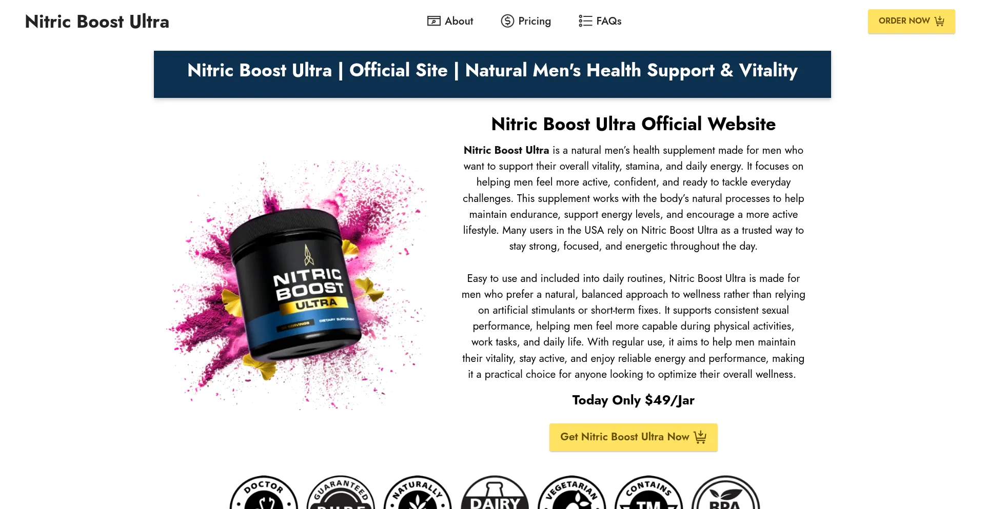 Is Usa-nitricboost.us Safe?