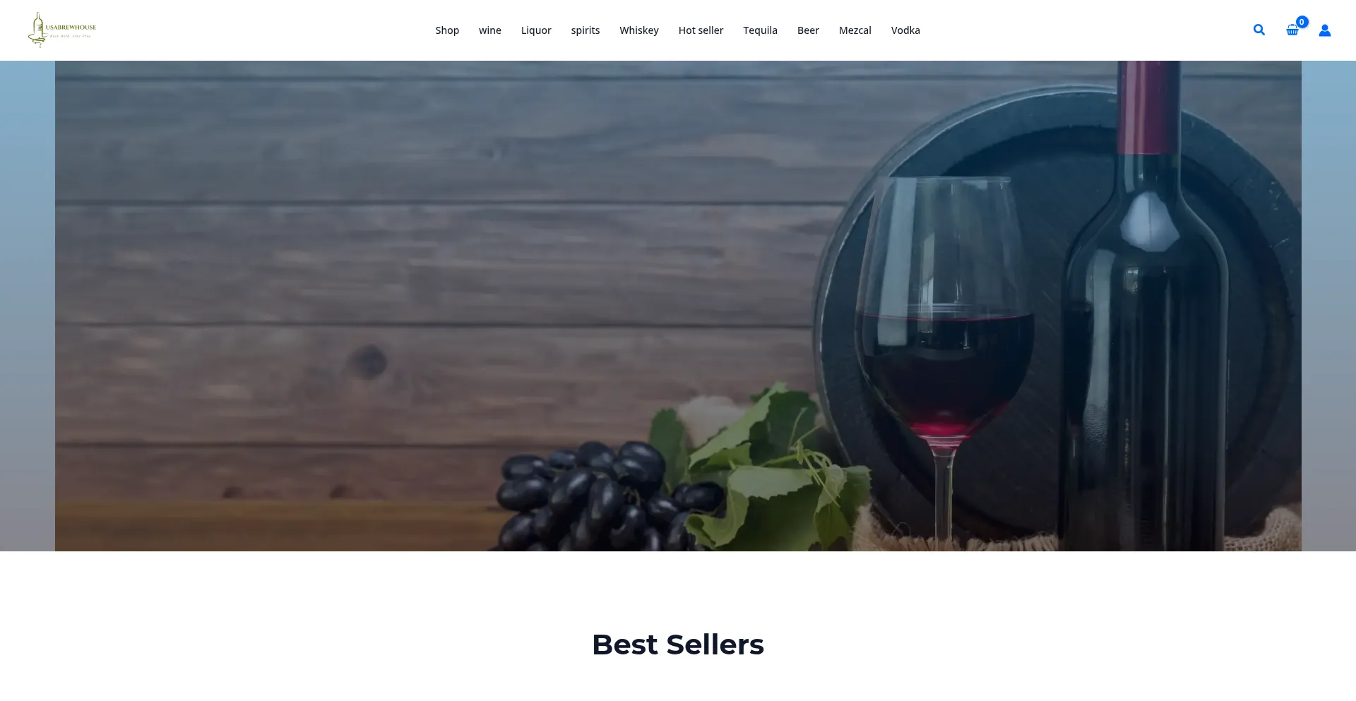 Website screenshot of Usabrewhouse.com