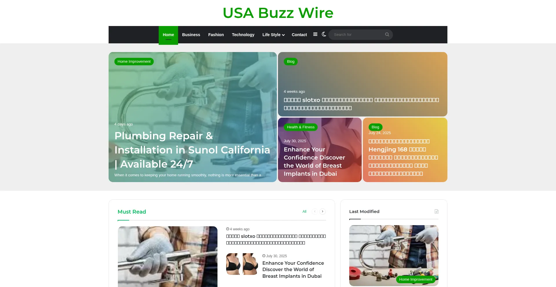 Usabuzzwire.com Screenshot