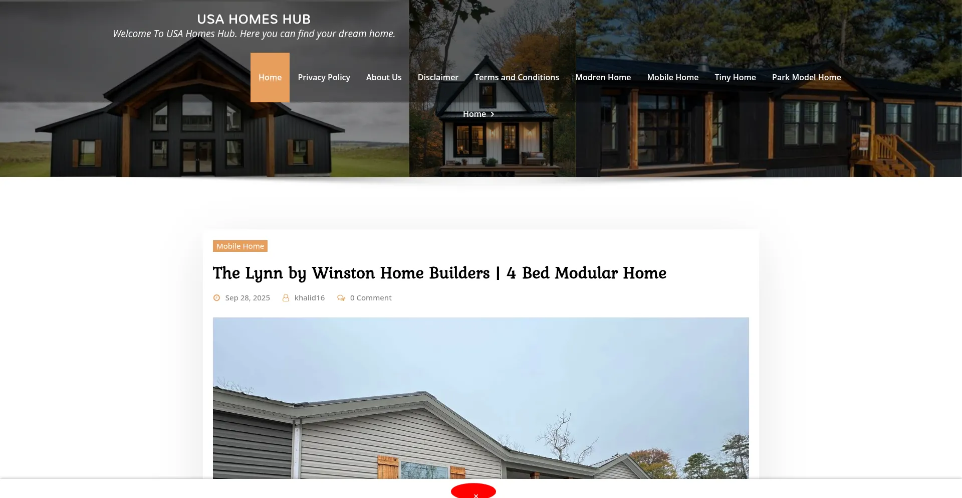 Usahomeshub.online Screenshot