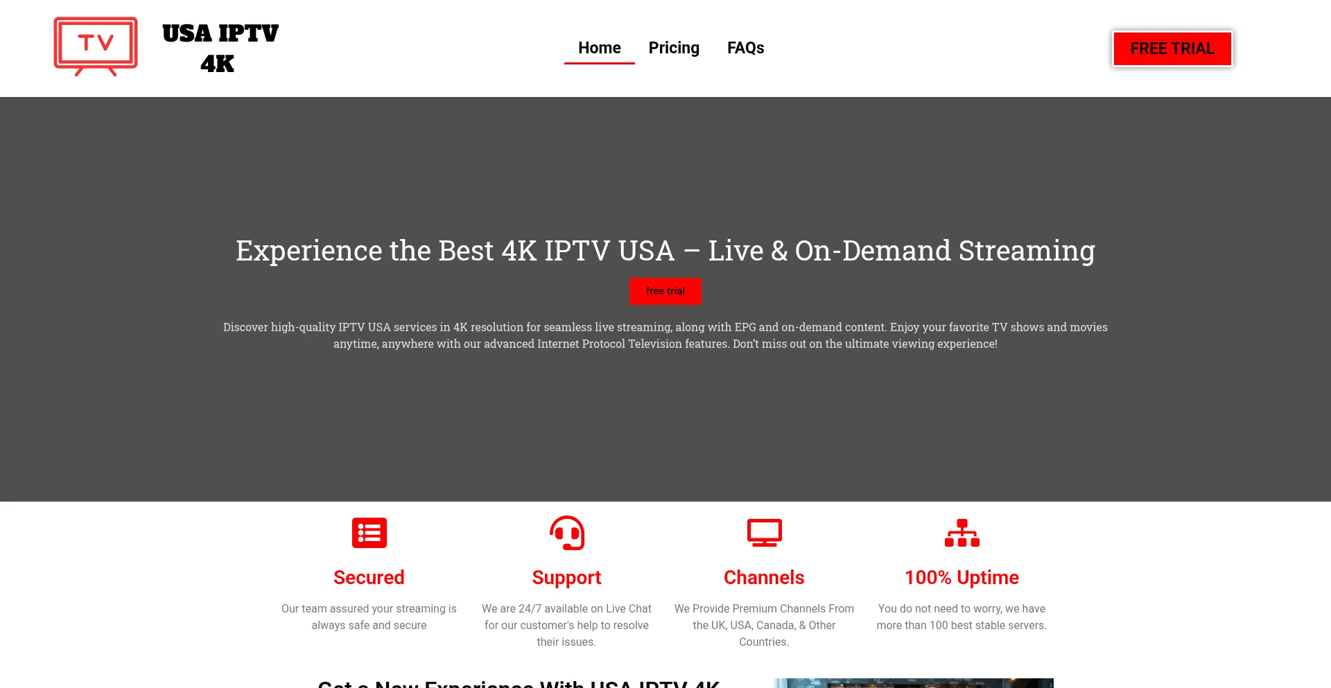 Usaiptv4k.com Screenshot