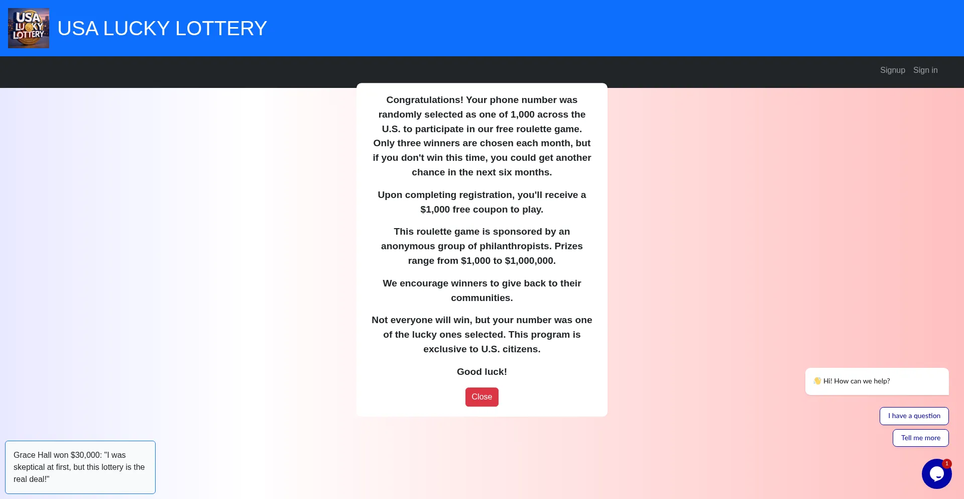 Is Usaluckylottery.com Safe?