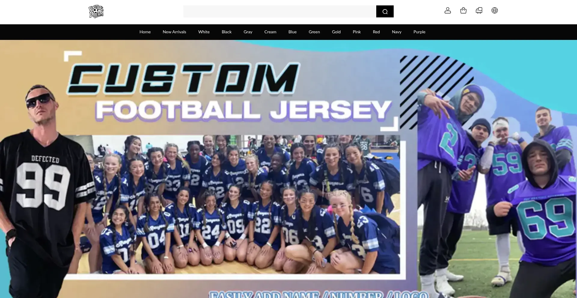 Website screenshot of Usanfstore.com