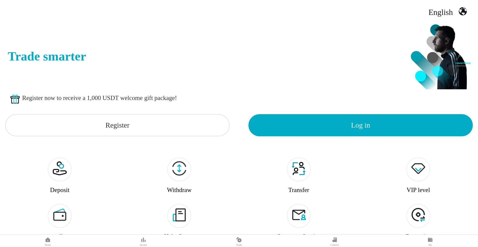 Website screenshot of Usdt-ro.com