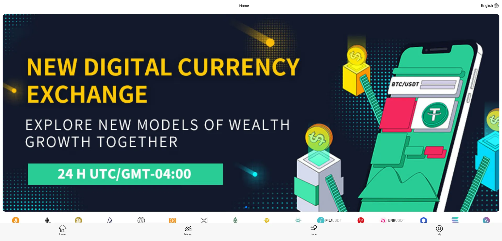 Website screenshot of Usdtxdz.com