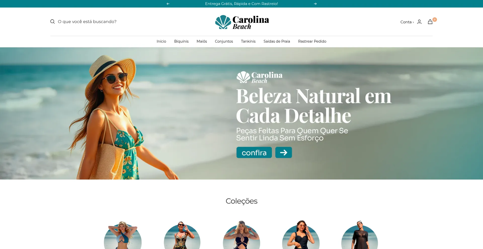 Website screenshot of Usecarolinabeach.com