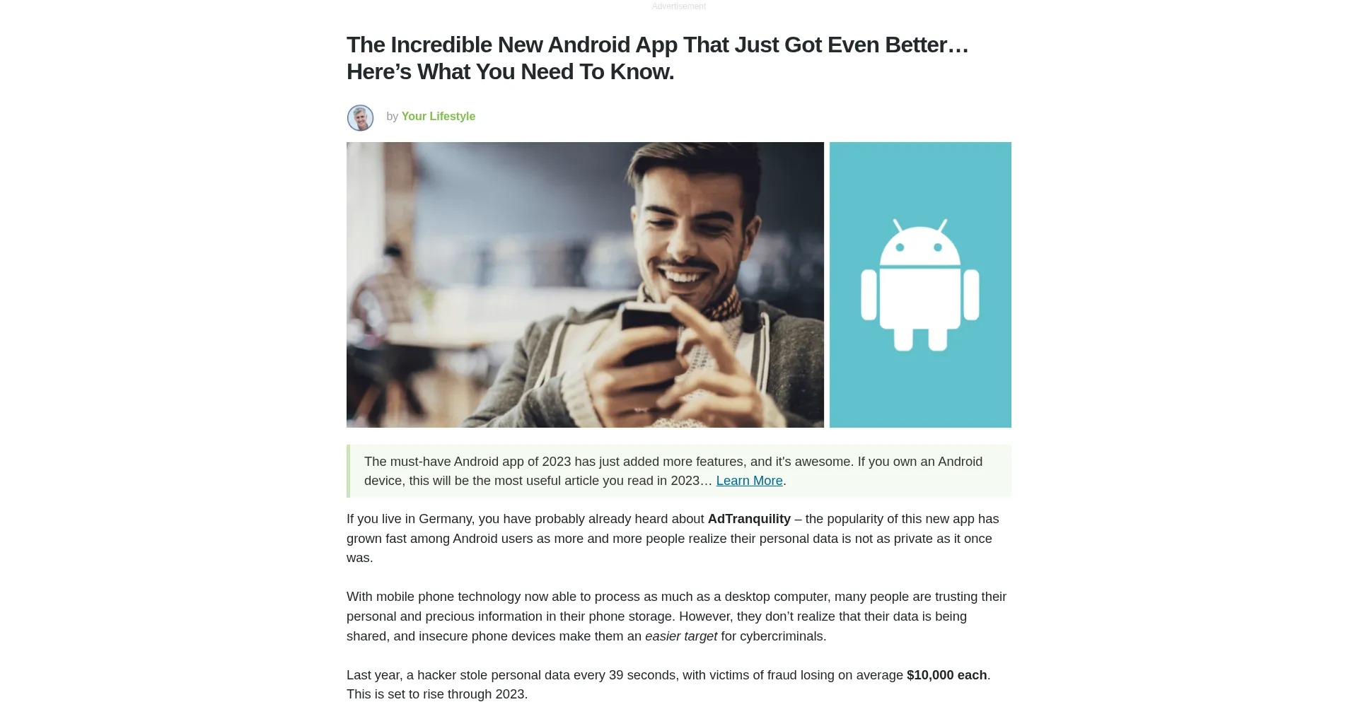 Website screenshot of Usephonedefenders.com