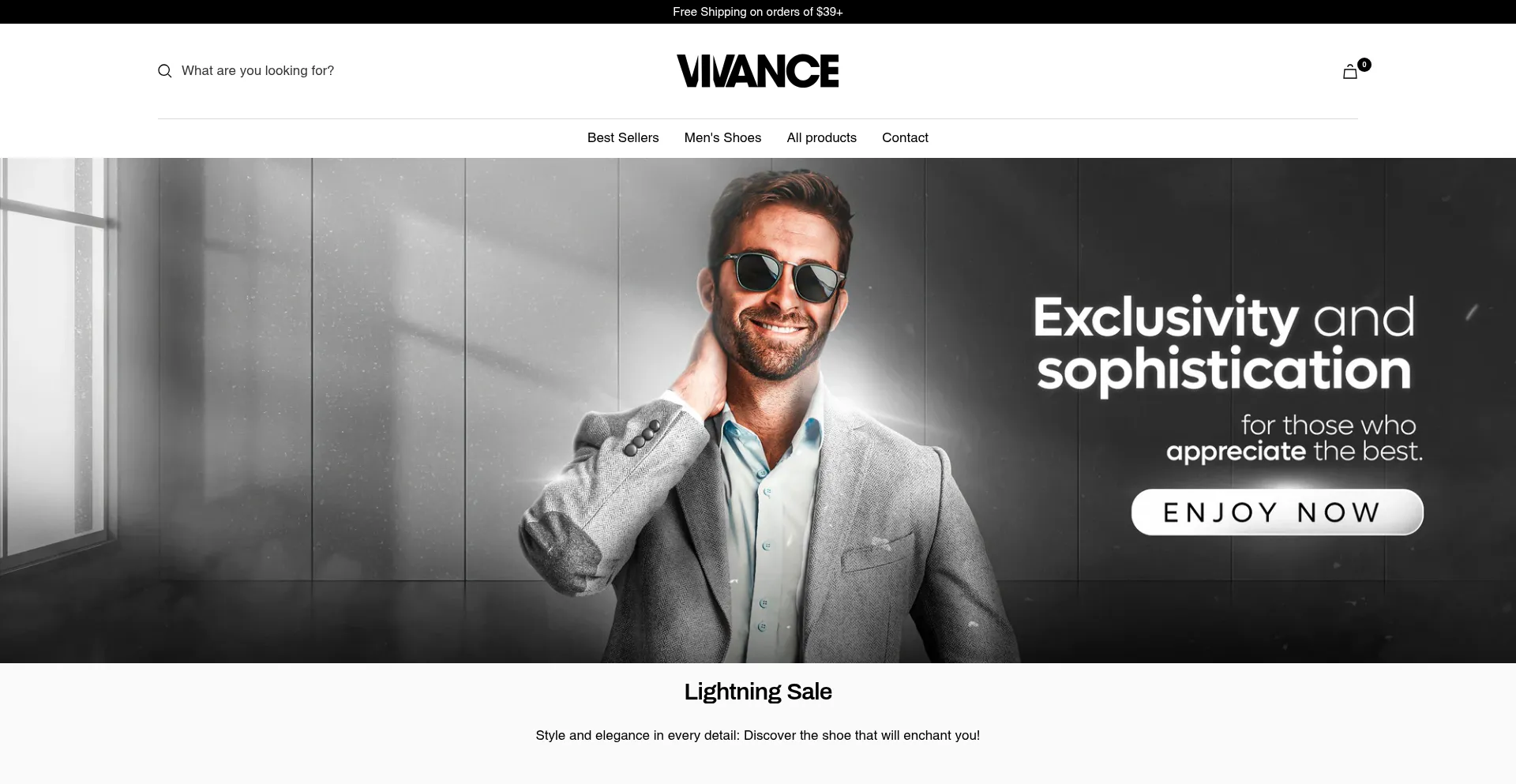 Website screenshot of Usevivance.com