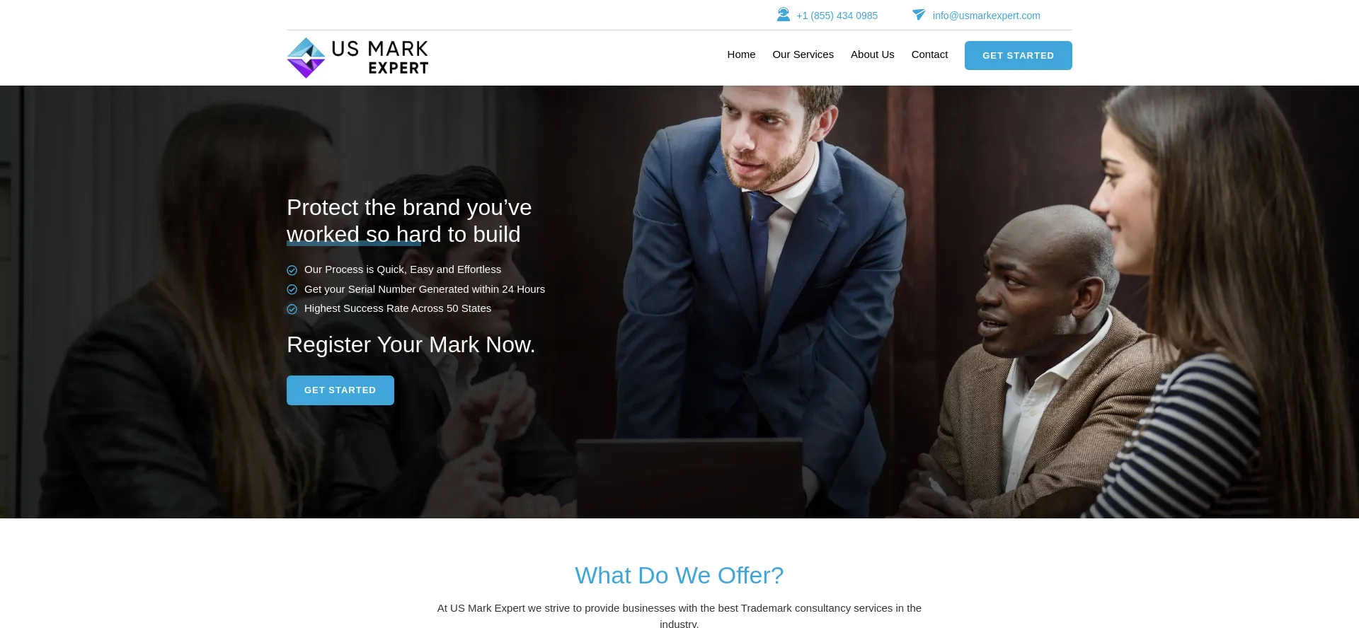 Usmarkexpert.com Screenshot