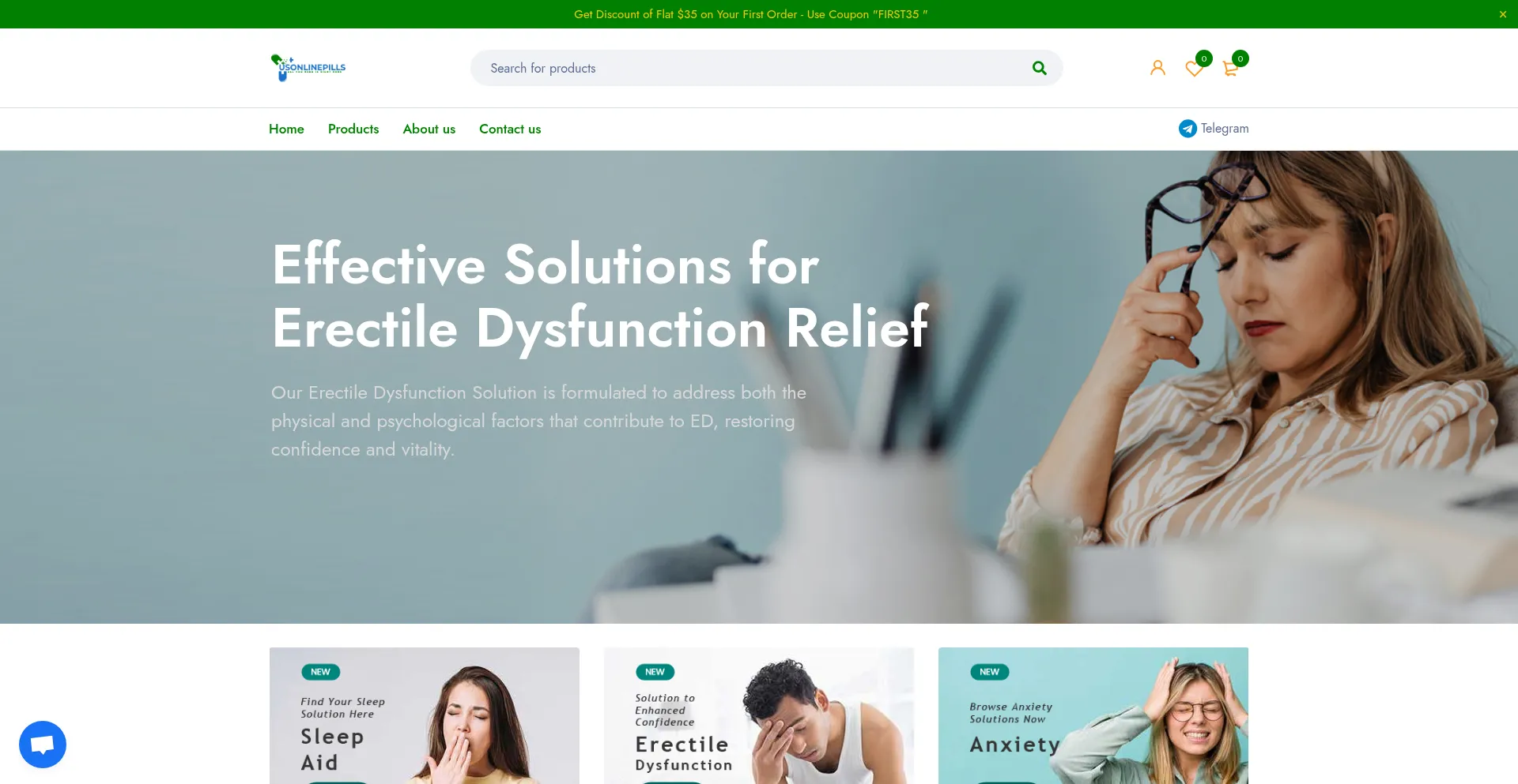 Usonlinepills.com Screenshot