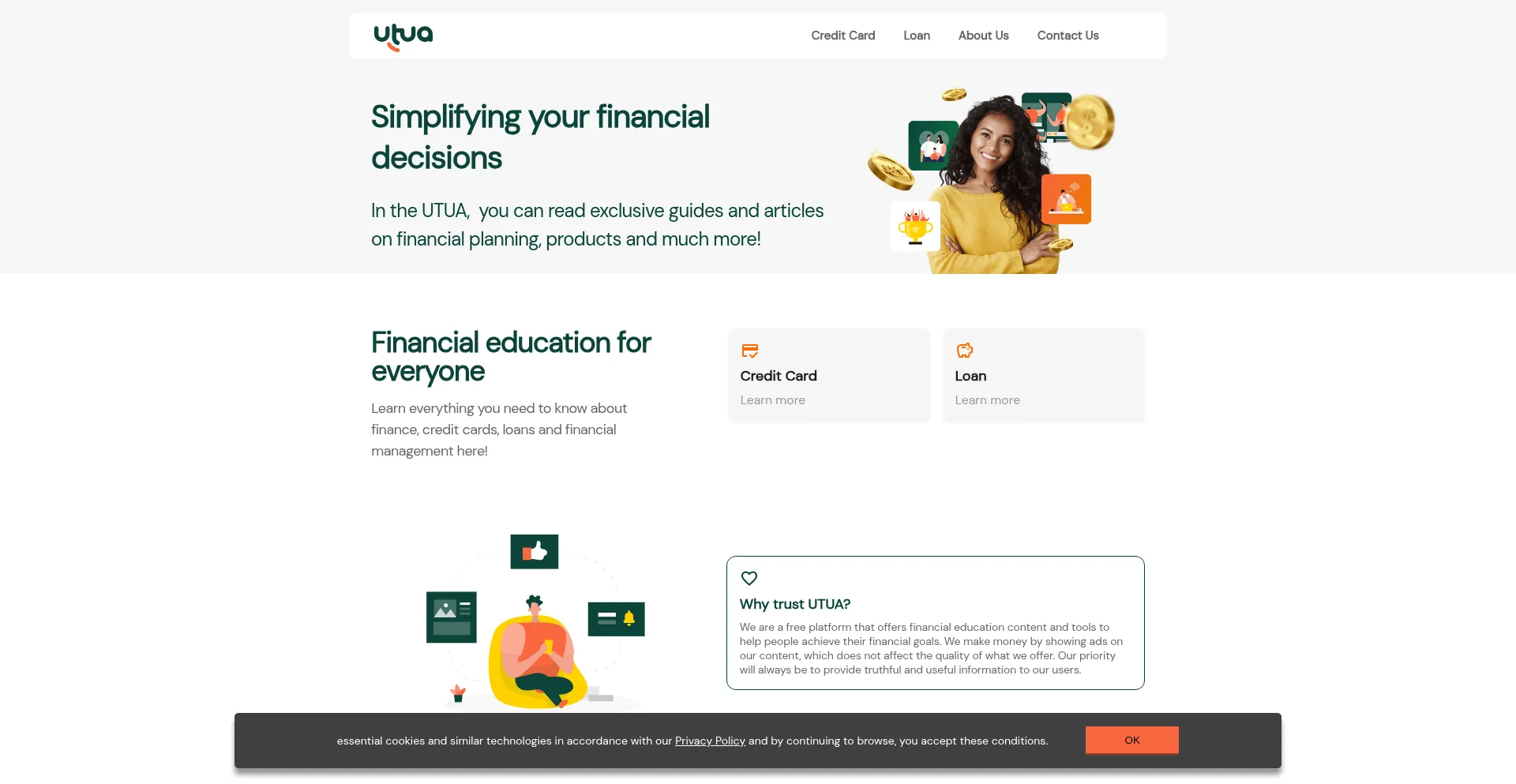 Utua.biz Screenshot