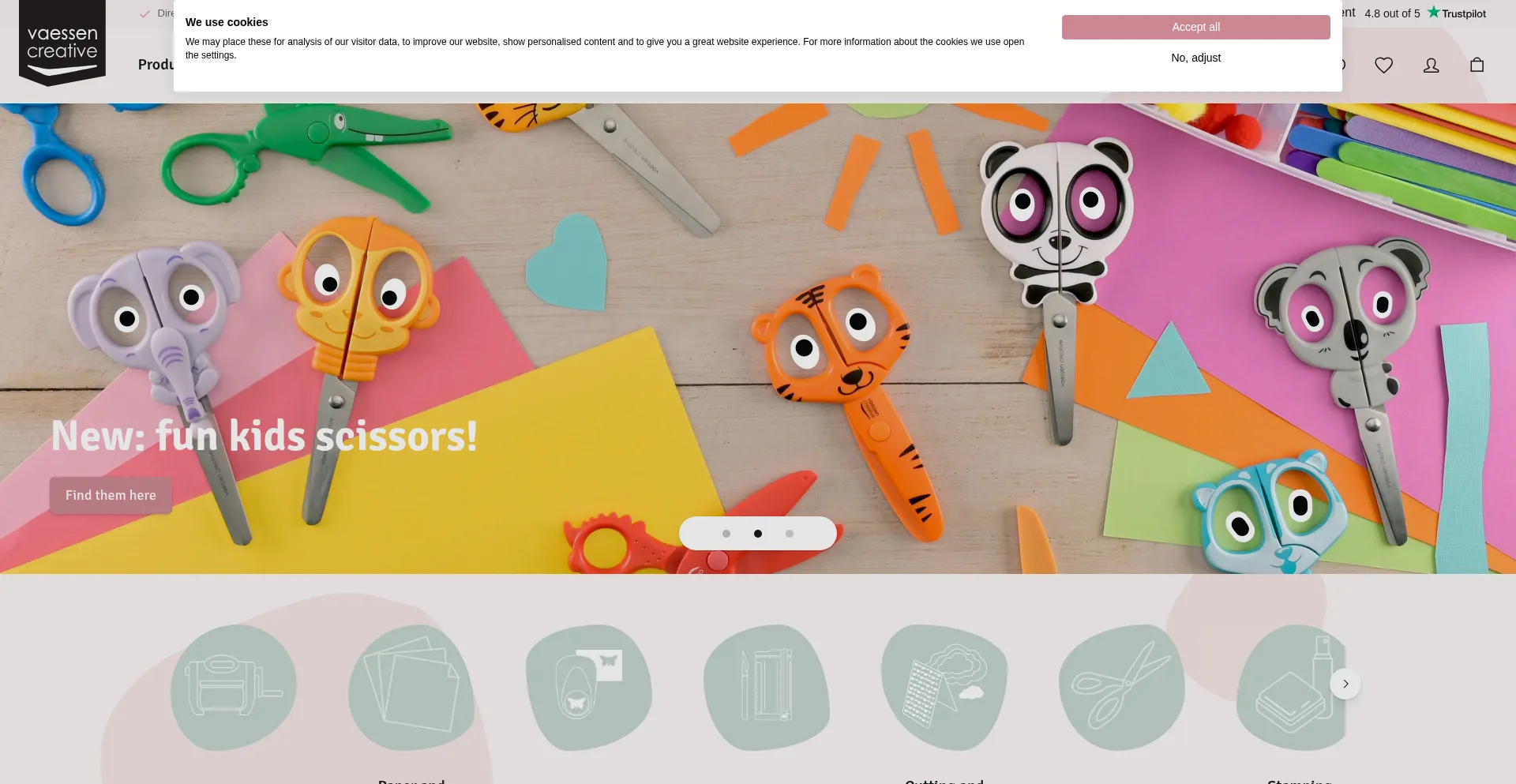 Vaessen-creative.com Screenshot