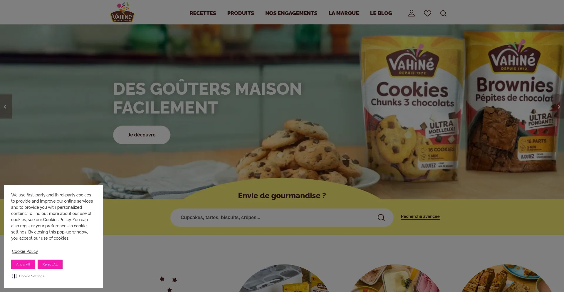 Vahine.fr Screenshot