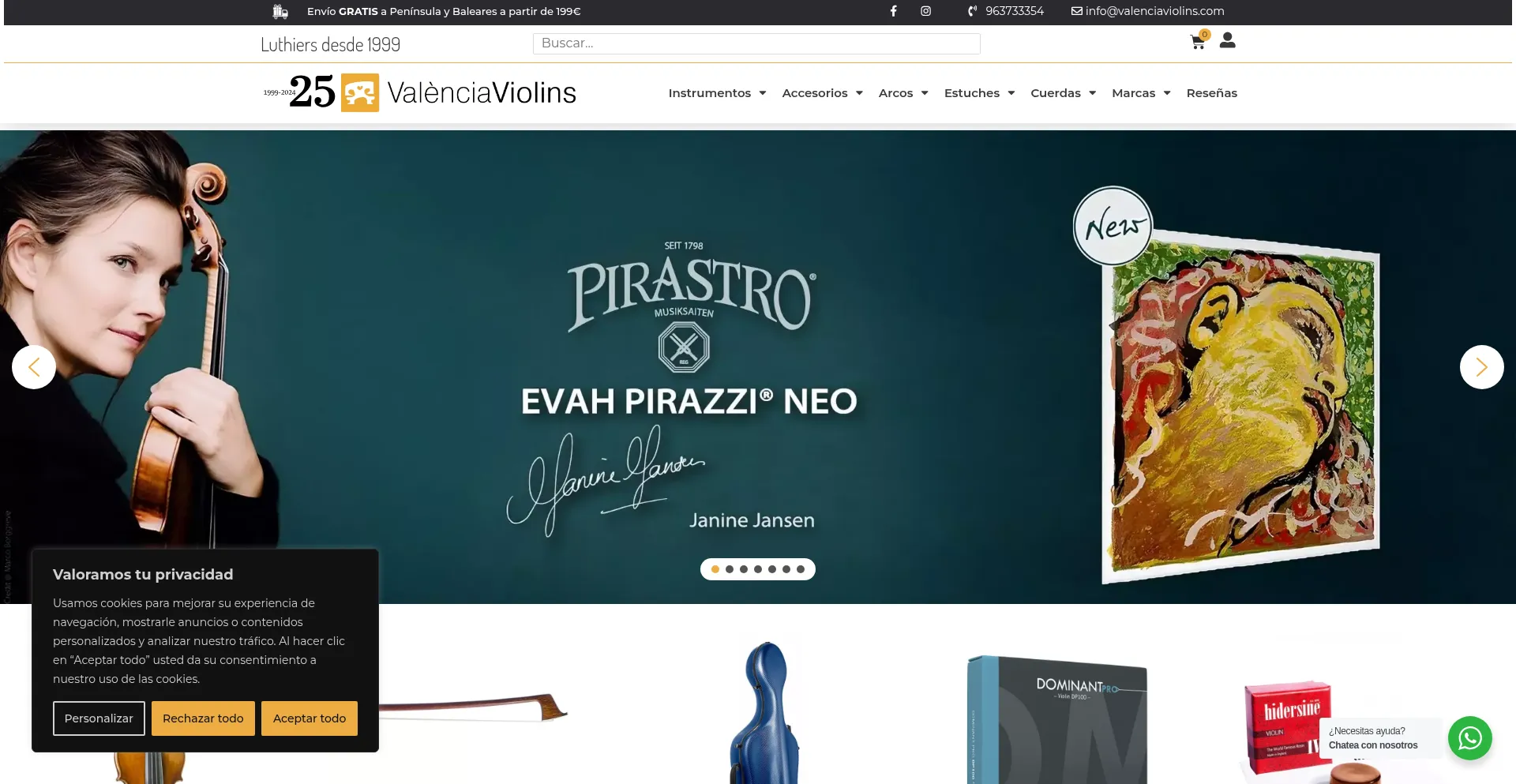 Valenciaviolins.com Screenshot