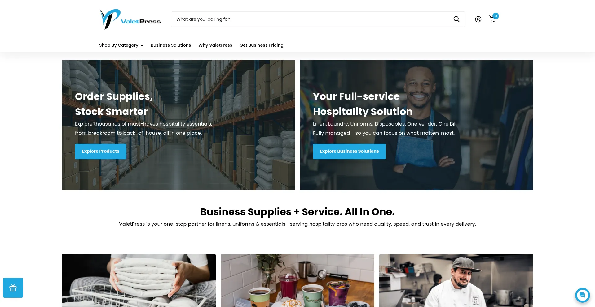 Valetpress.com Screenshot