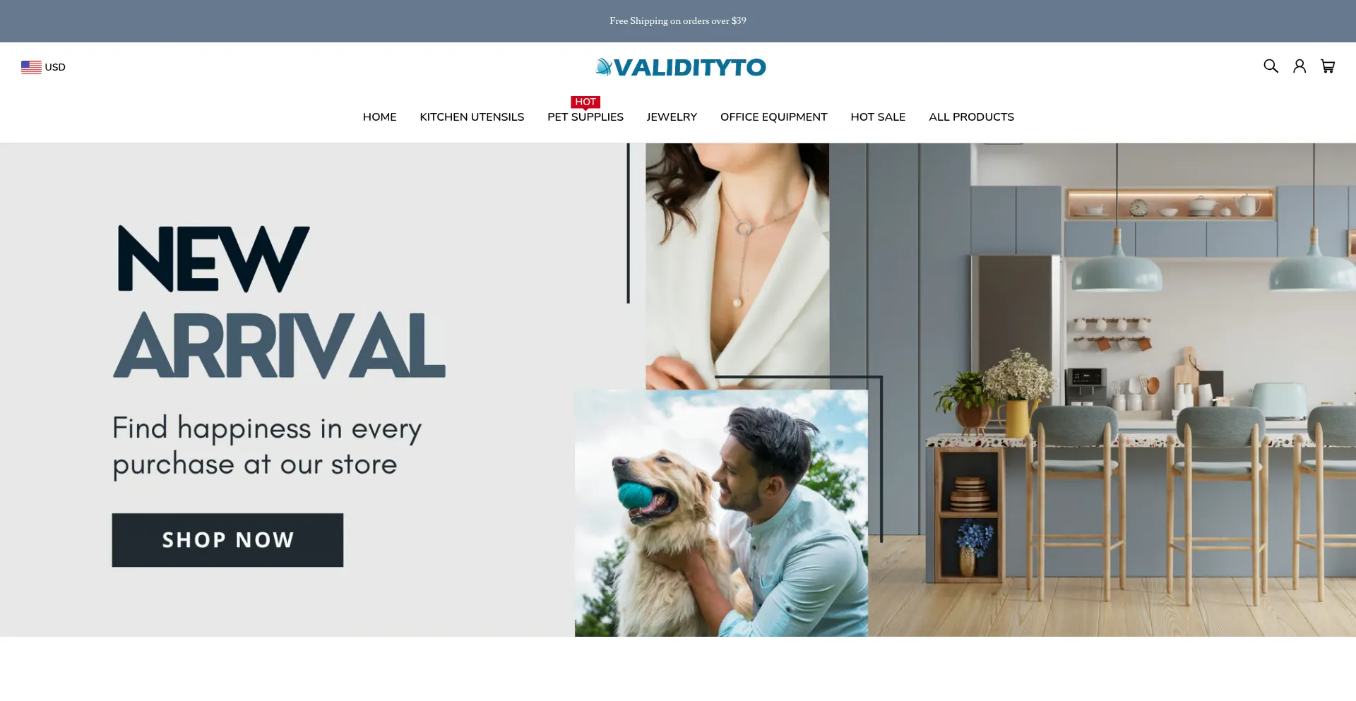 Website screenshot of Validityto.com
