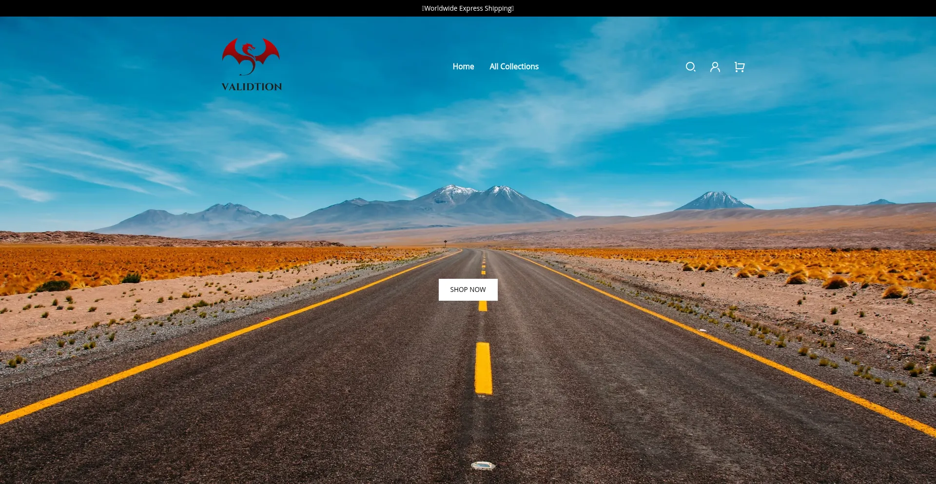 Website screenshot of Validtion.com